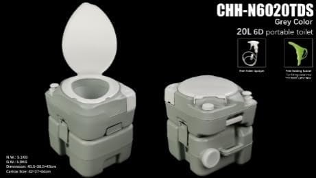 Kohree Portable Toilet for Camping 5.3 Gal 20L