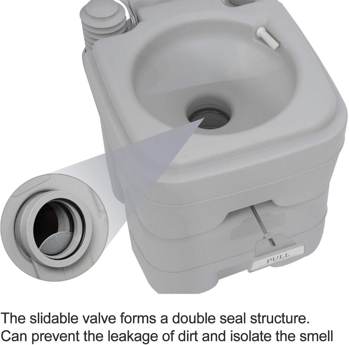 Kohree Portable Toilet for Camping 5.3 Gal 20L