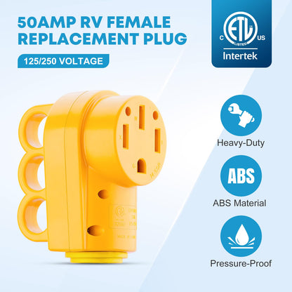 Kohree 50 Amp RV Replacement Plug