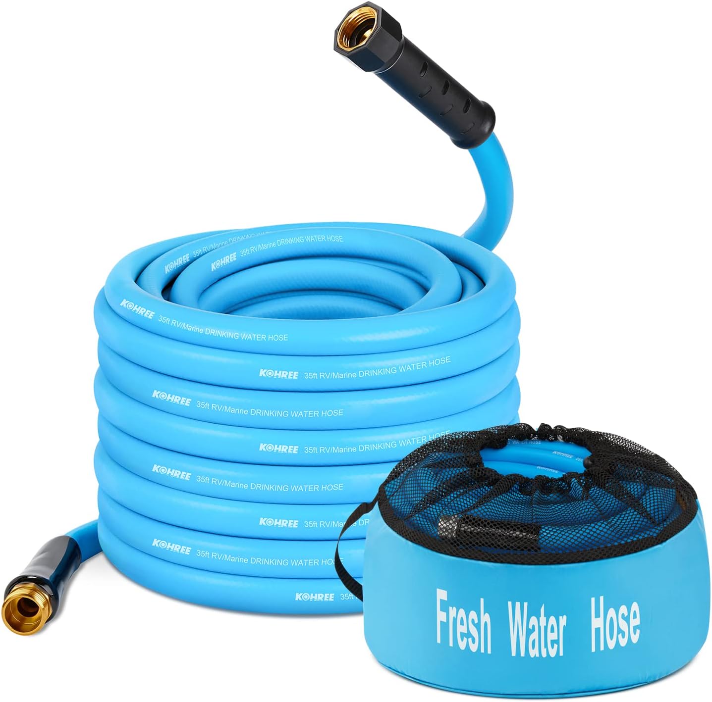 Kohree RV Water Hose with Storage Bag